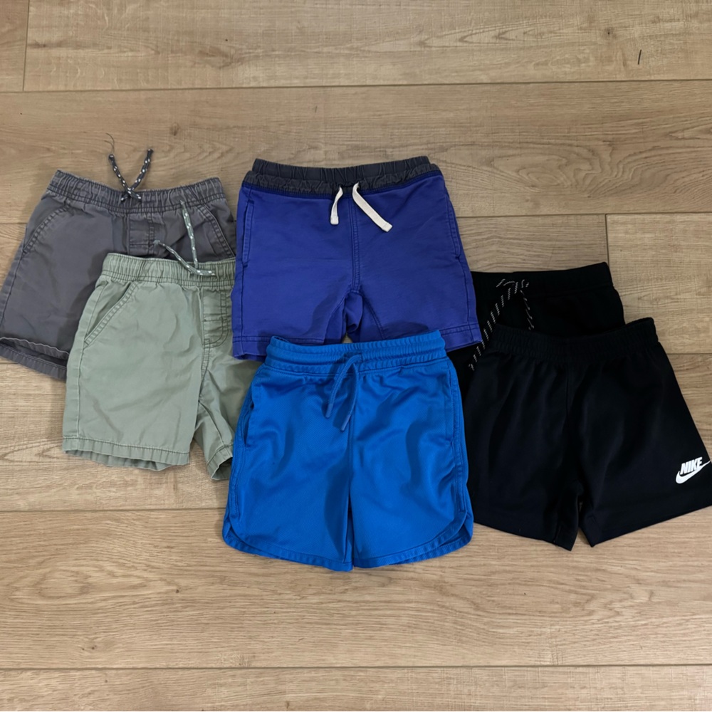 6 Pairs Boys 3T shorts (Nike, Tea Collection, Cat & Jack, Old Navy, Garanimals)